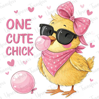 One Cute Chick Pink