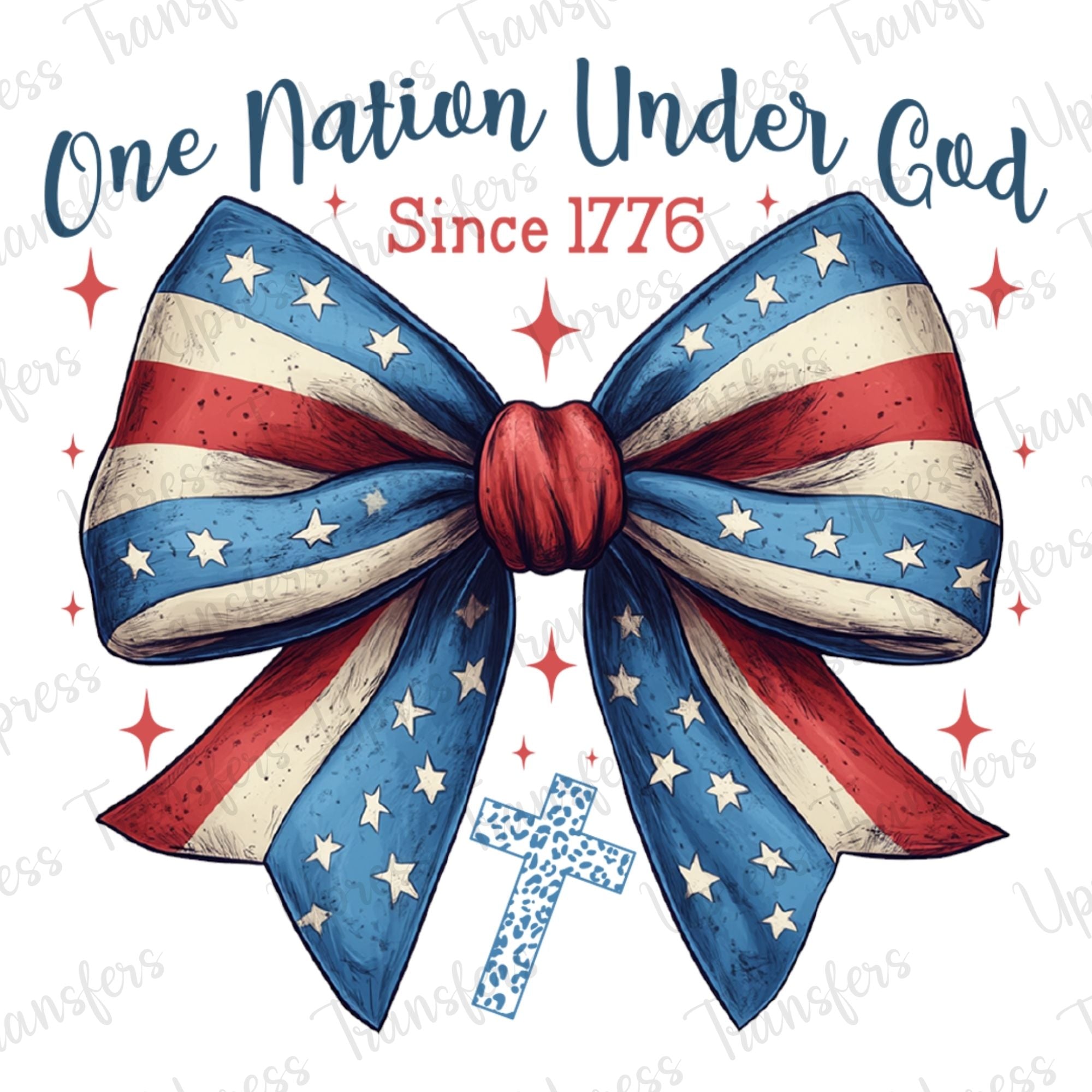 One Nation Under God USA Bow