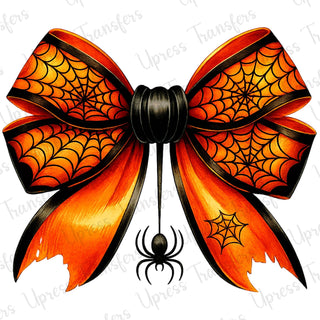 Orange Bow with Webs