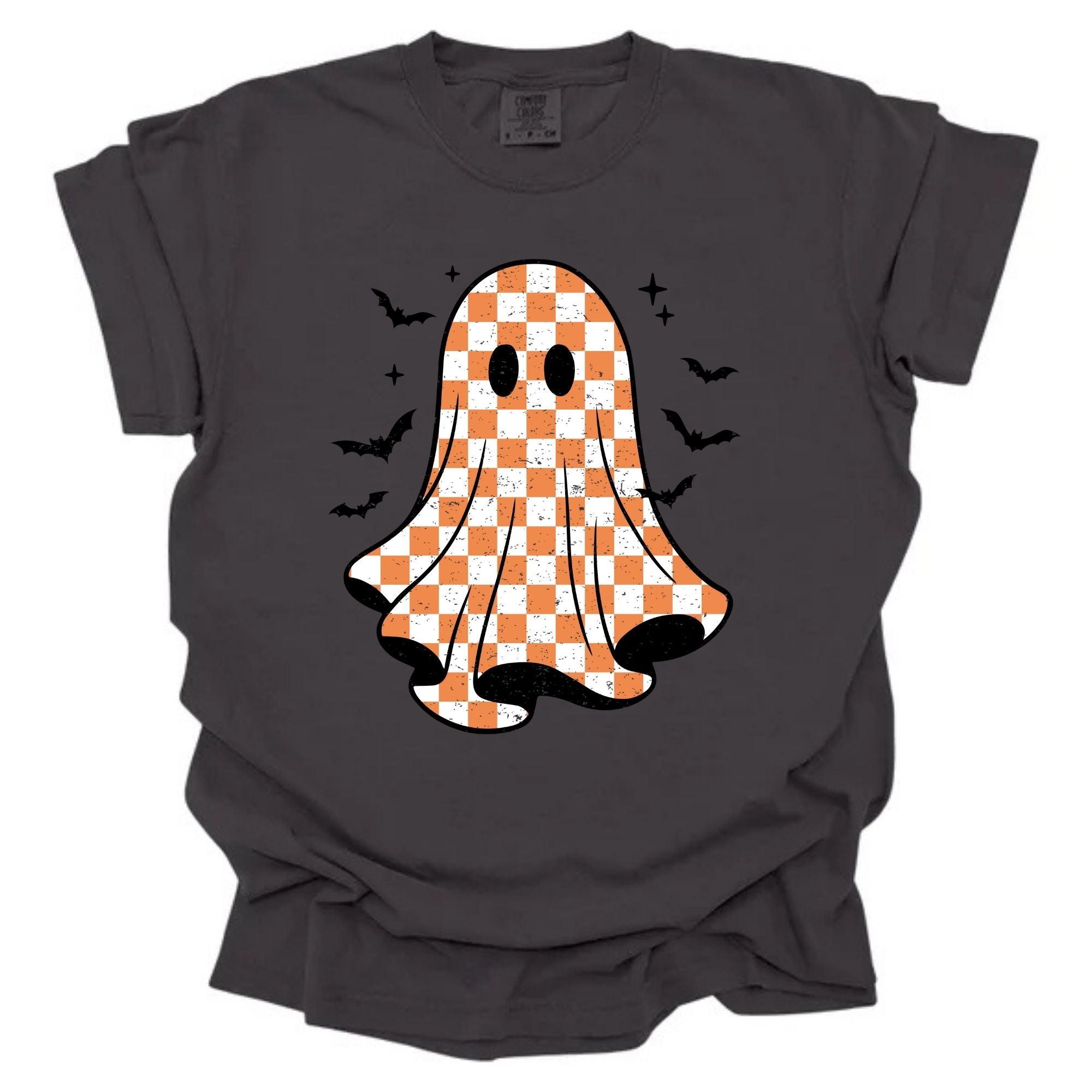 Orange Checkered Ghost Black Bats