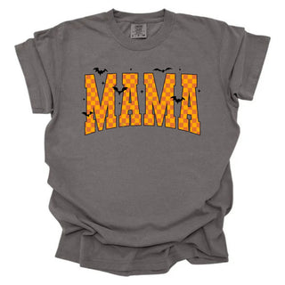 Orange Checkered Mama With Bats