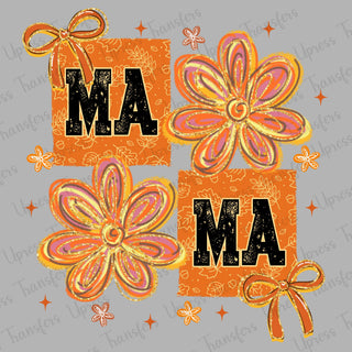 Orange Floral Mama