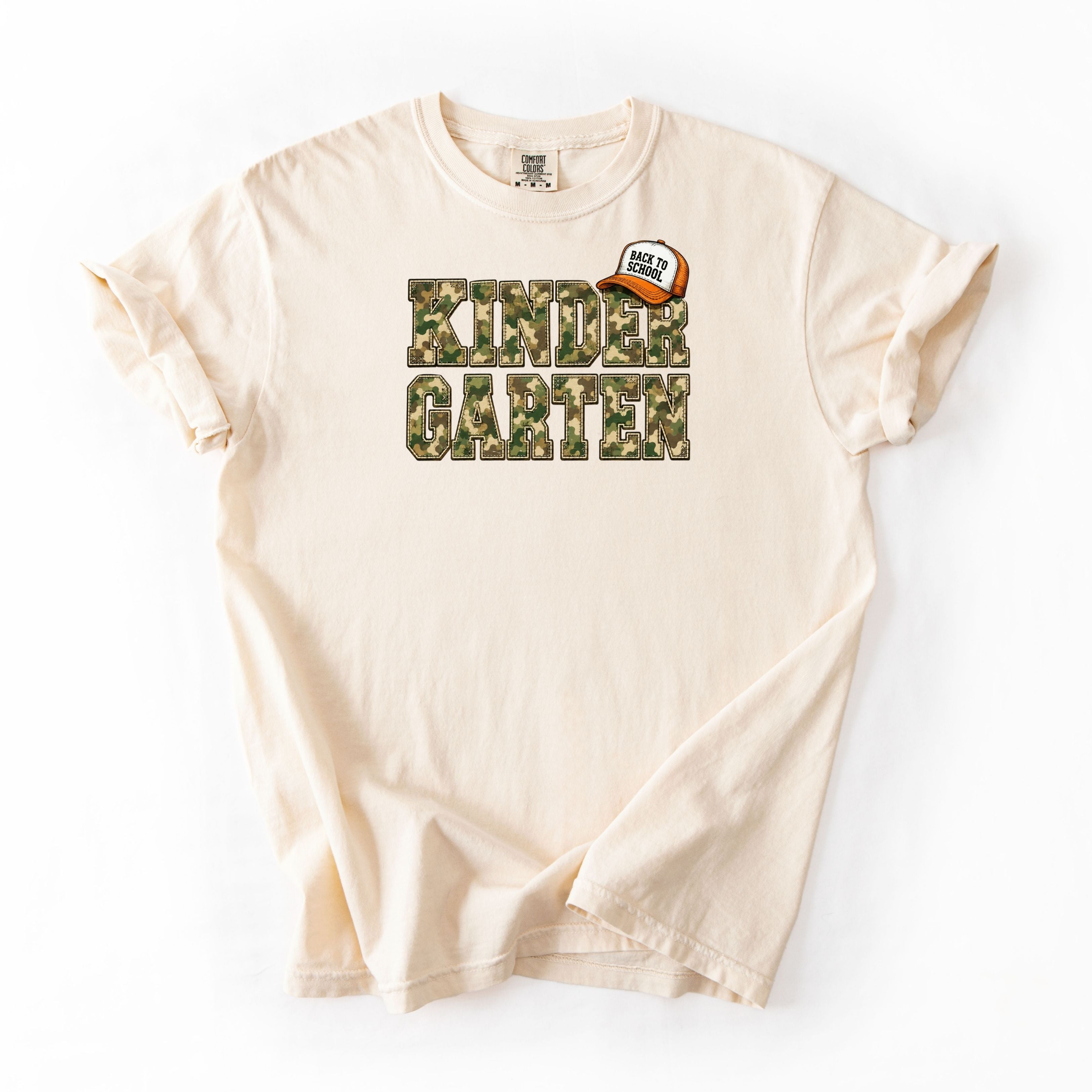 Orange Hat Camo Kindergarten