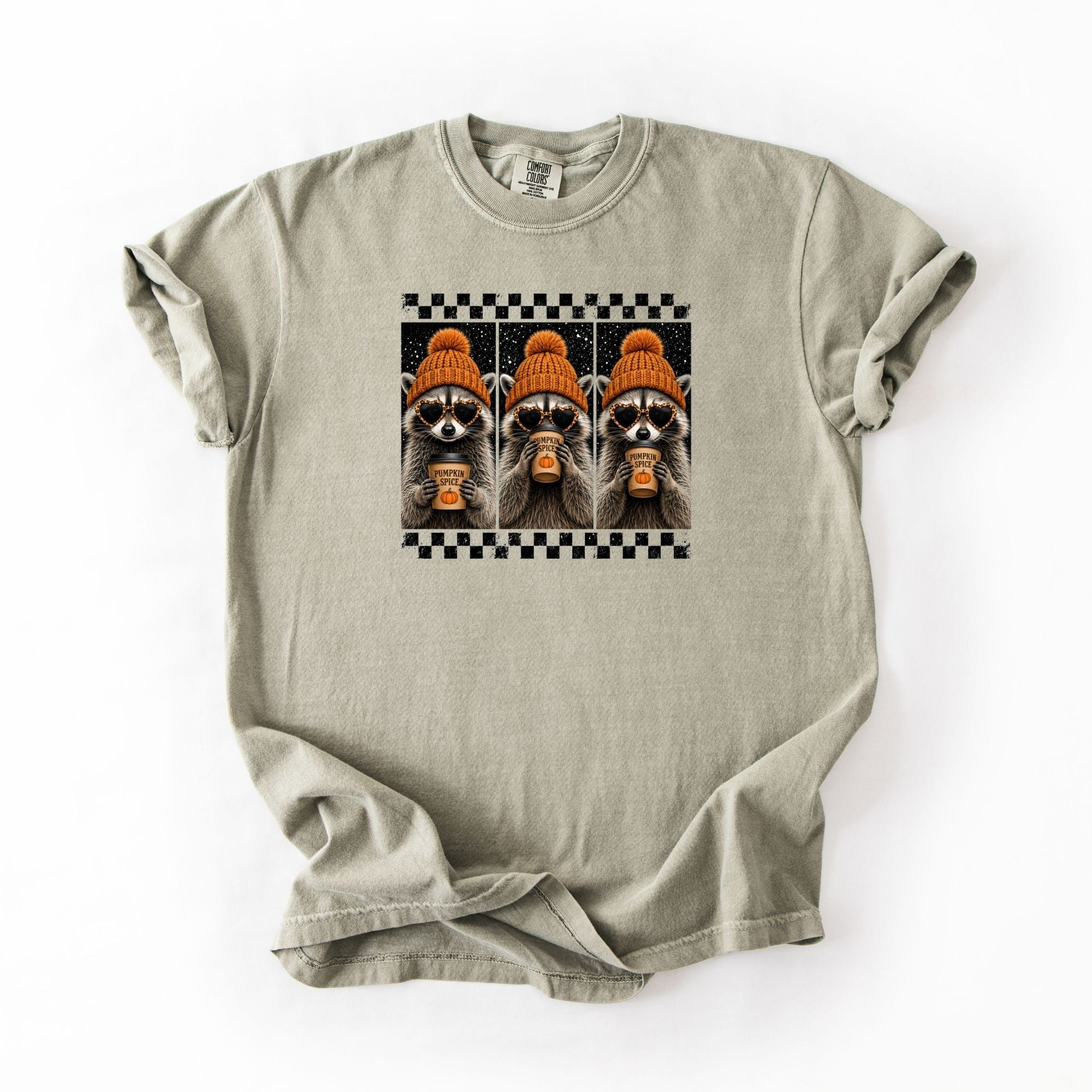 Orange Hat Racoon Pumpkin Spice