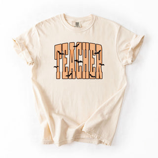 Orange Stripes Teacher Bats