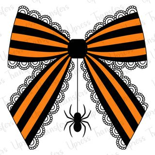 Orange and Black Stripes With Lace