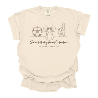 Outlined Soccer Game Day