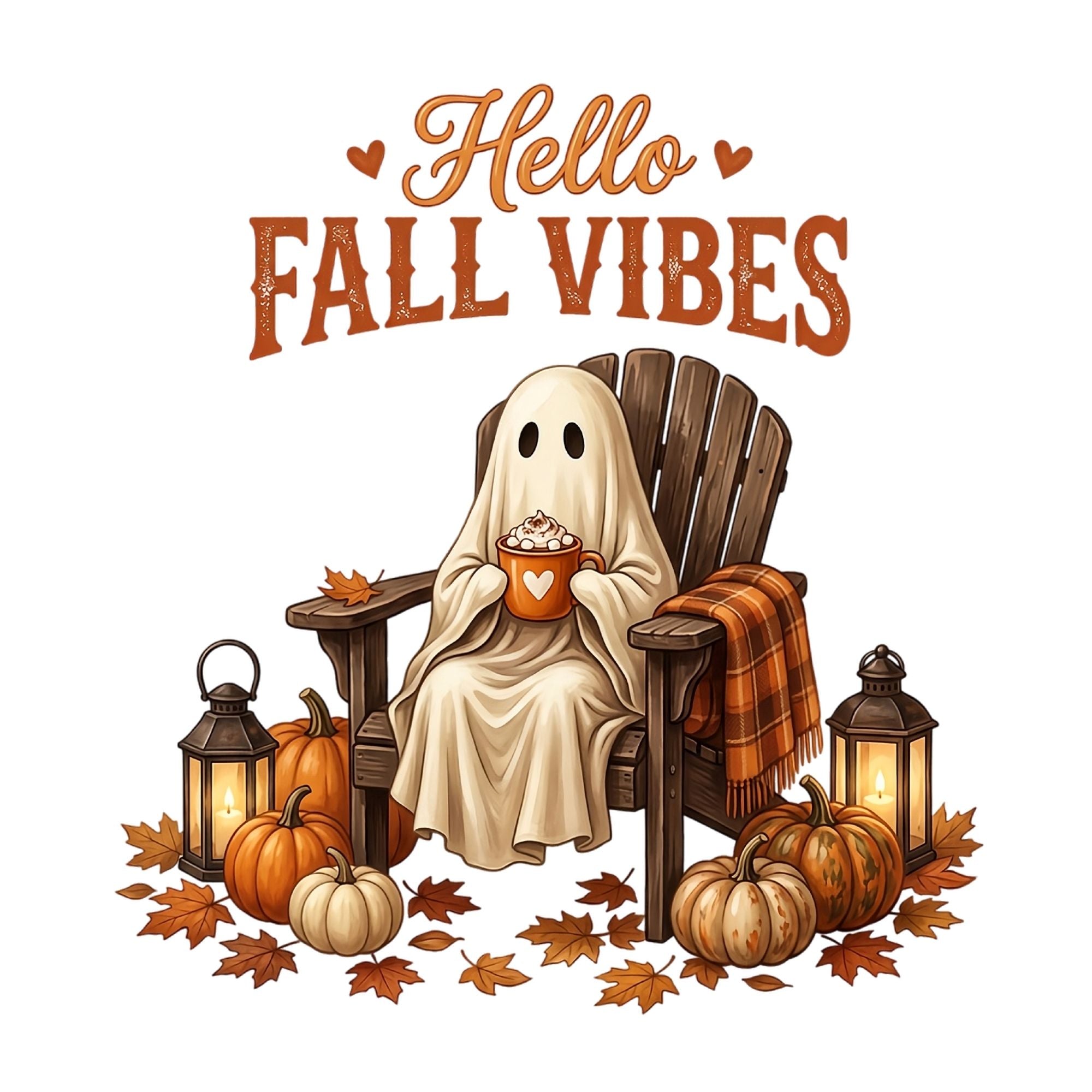 Outside Fall Vibes Ghost