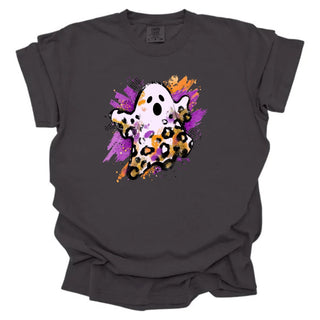 Paint Splatter Purple Orange Ghost