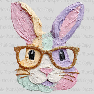 Painted Glasses Bunny