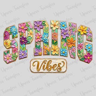 Painted vibrant Spring Vibes