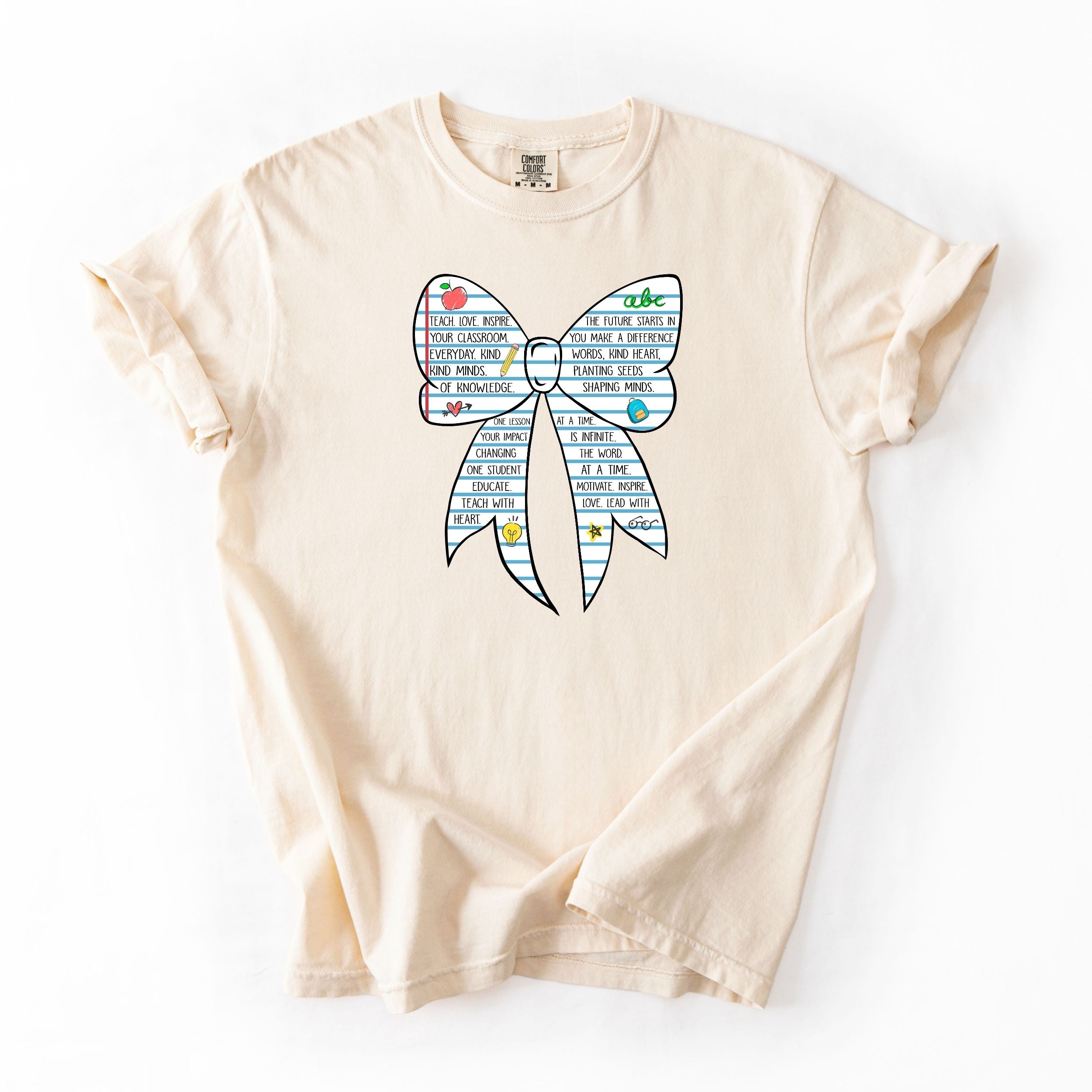 Paper Bow Letter Teacher