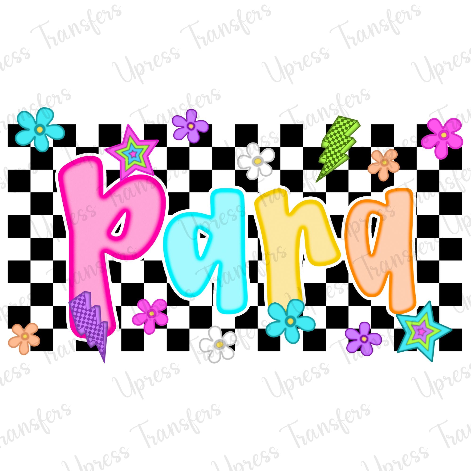 Para Vibrant Checkered