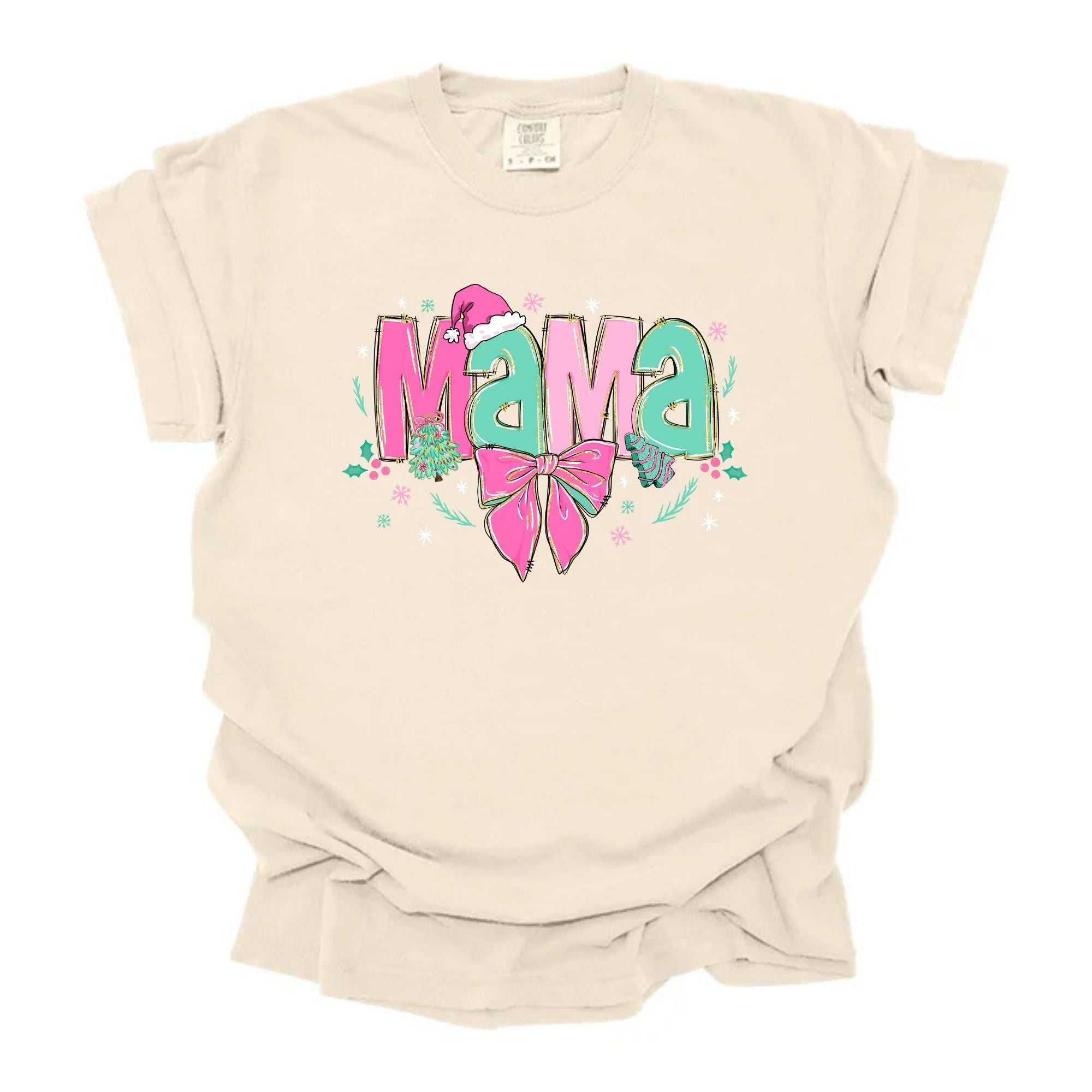 Pastel Christmas Mama