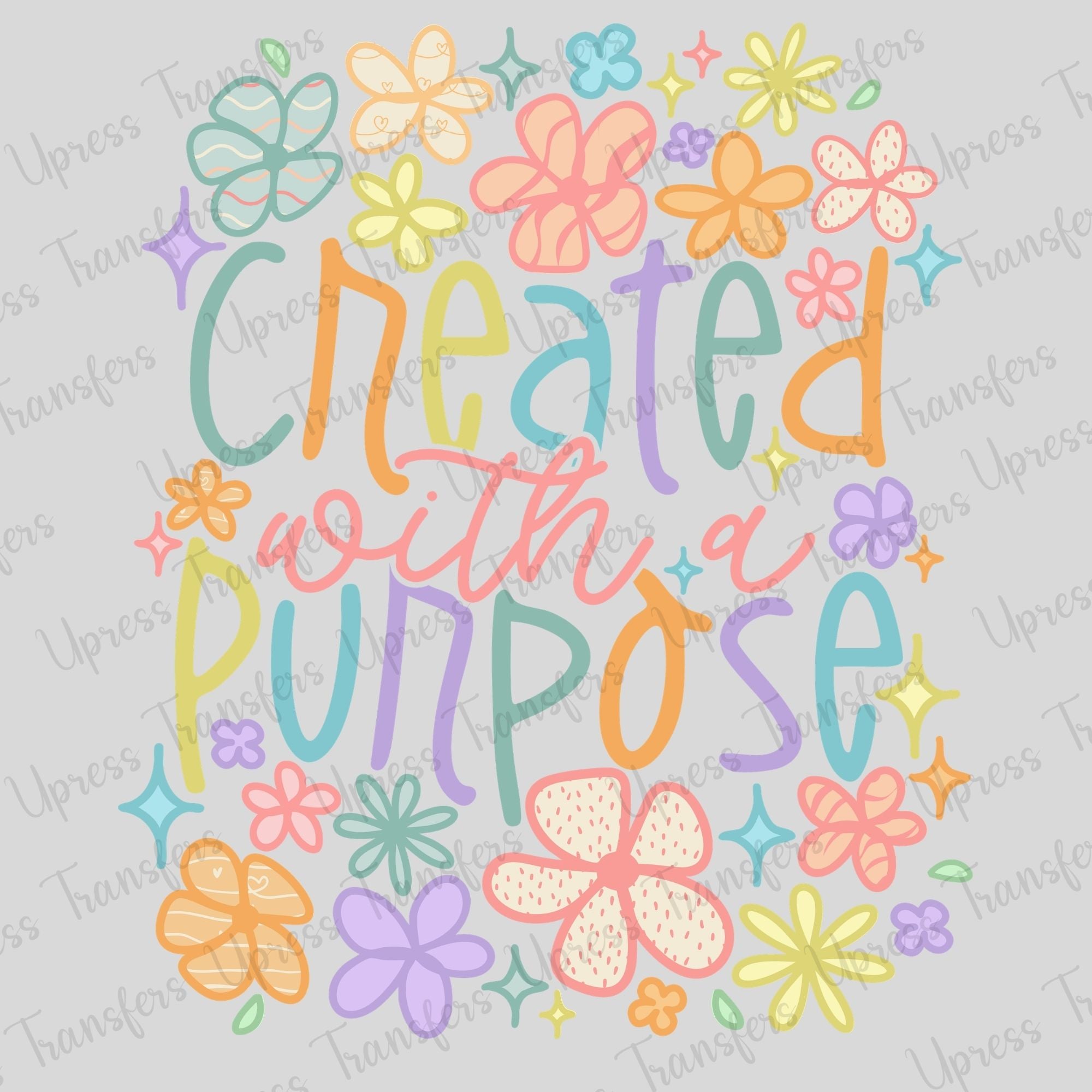 Pastel Created With  Purpose