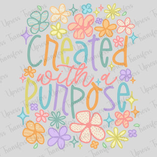 Pastel Created With  Purpose
