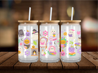 Pastel Halloween Collage 16 Oz Wrap