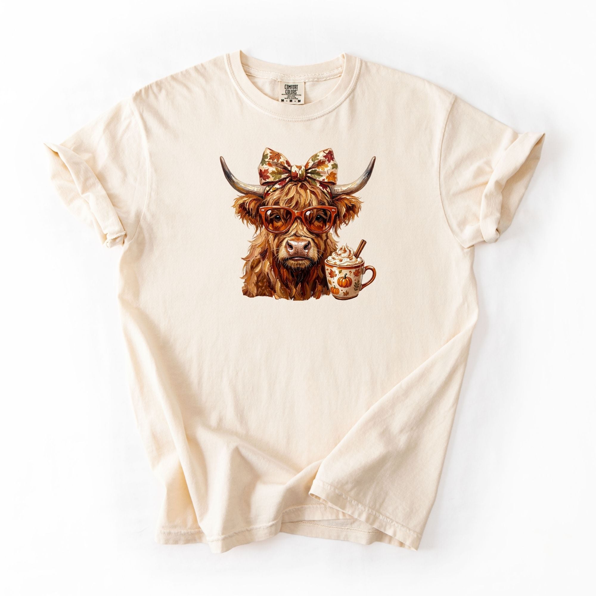 Pastel Painted Highland Cow