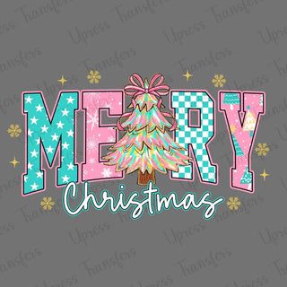 Pastel Preppy Merry Christmas