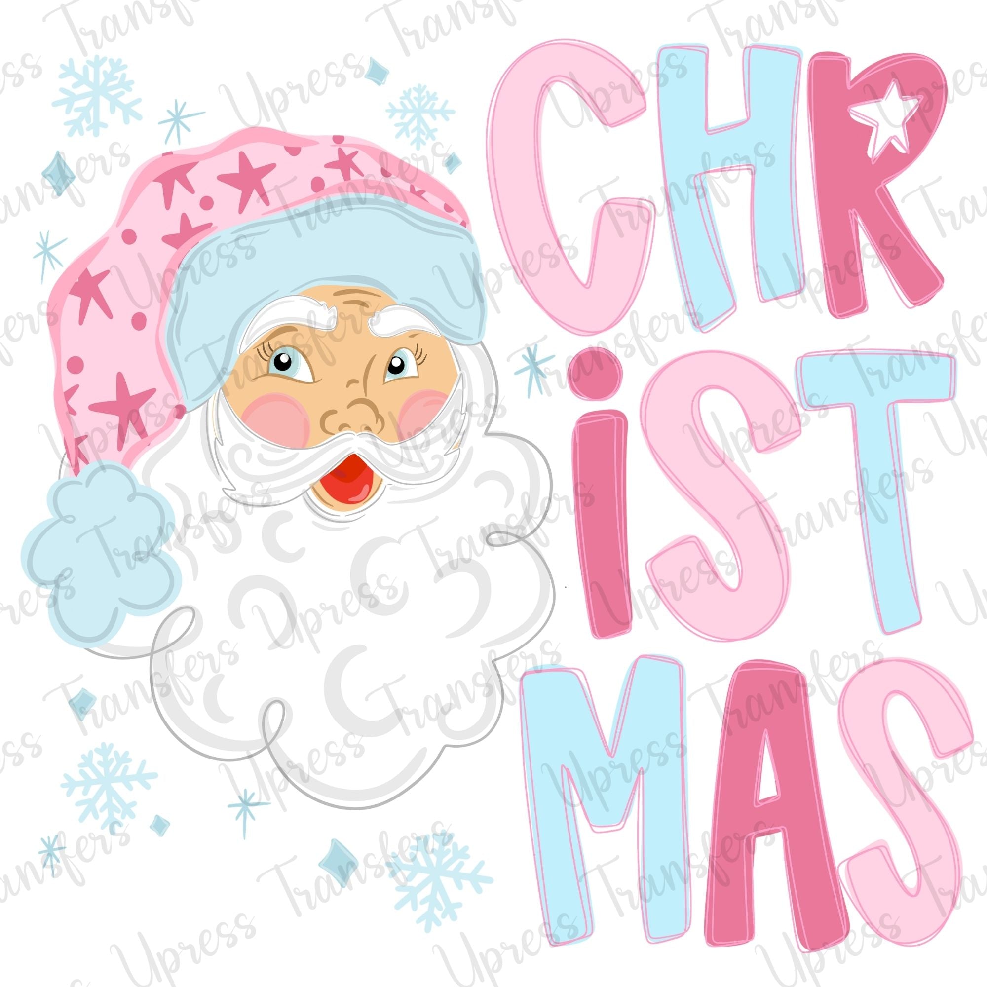 Pastel Santa Christmas