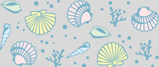 Pastel Shells 16 oz UV Wrap