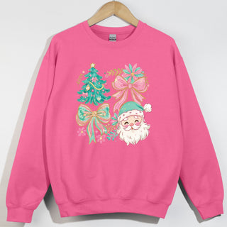 Pastel Softened Santa Collage