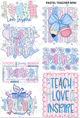 Pastel Teacher Mini