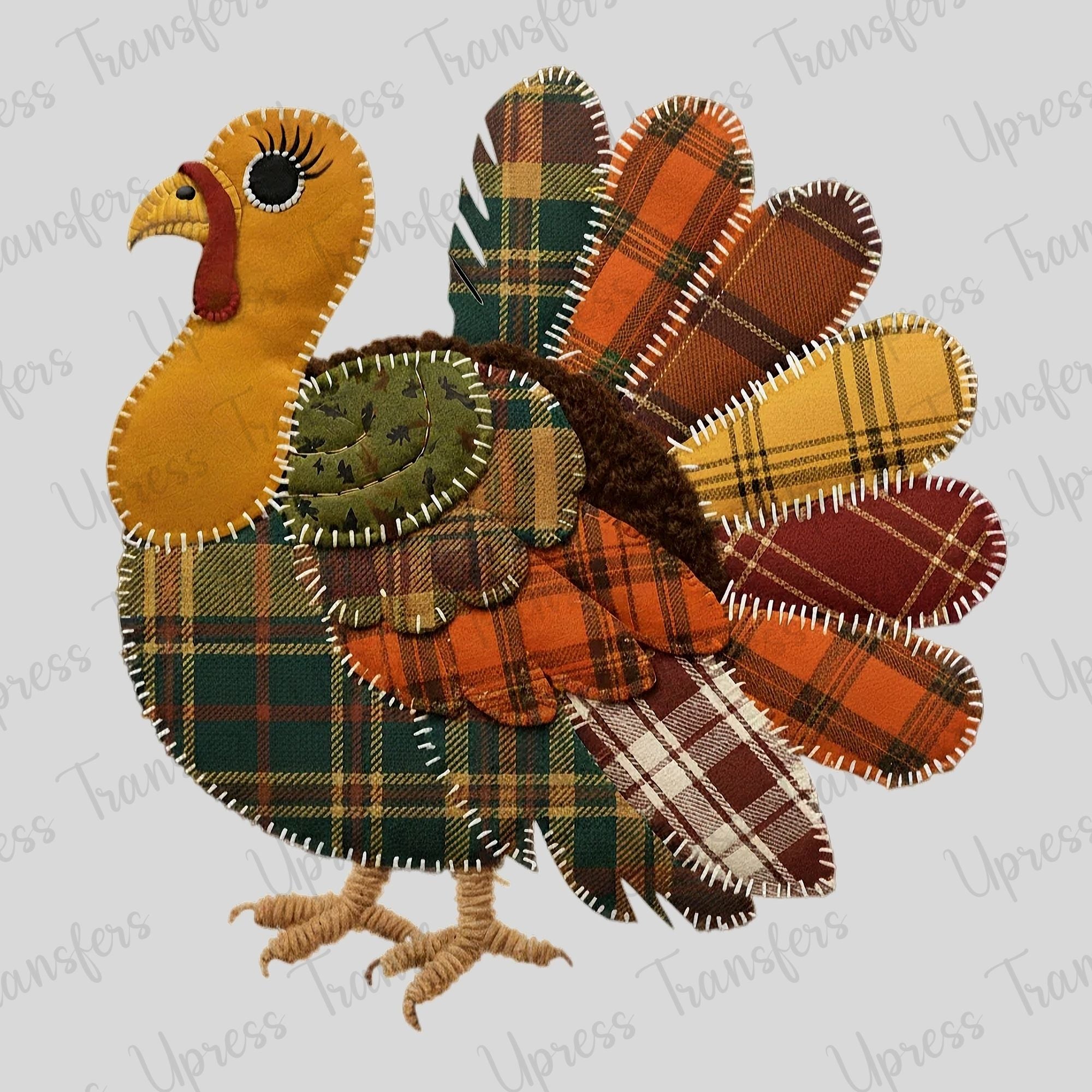Patchwork Turkey Faux