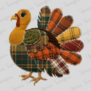Patchwork Turkey Faux