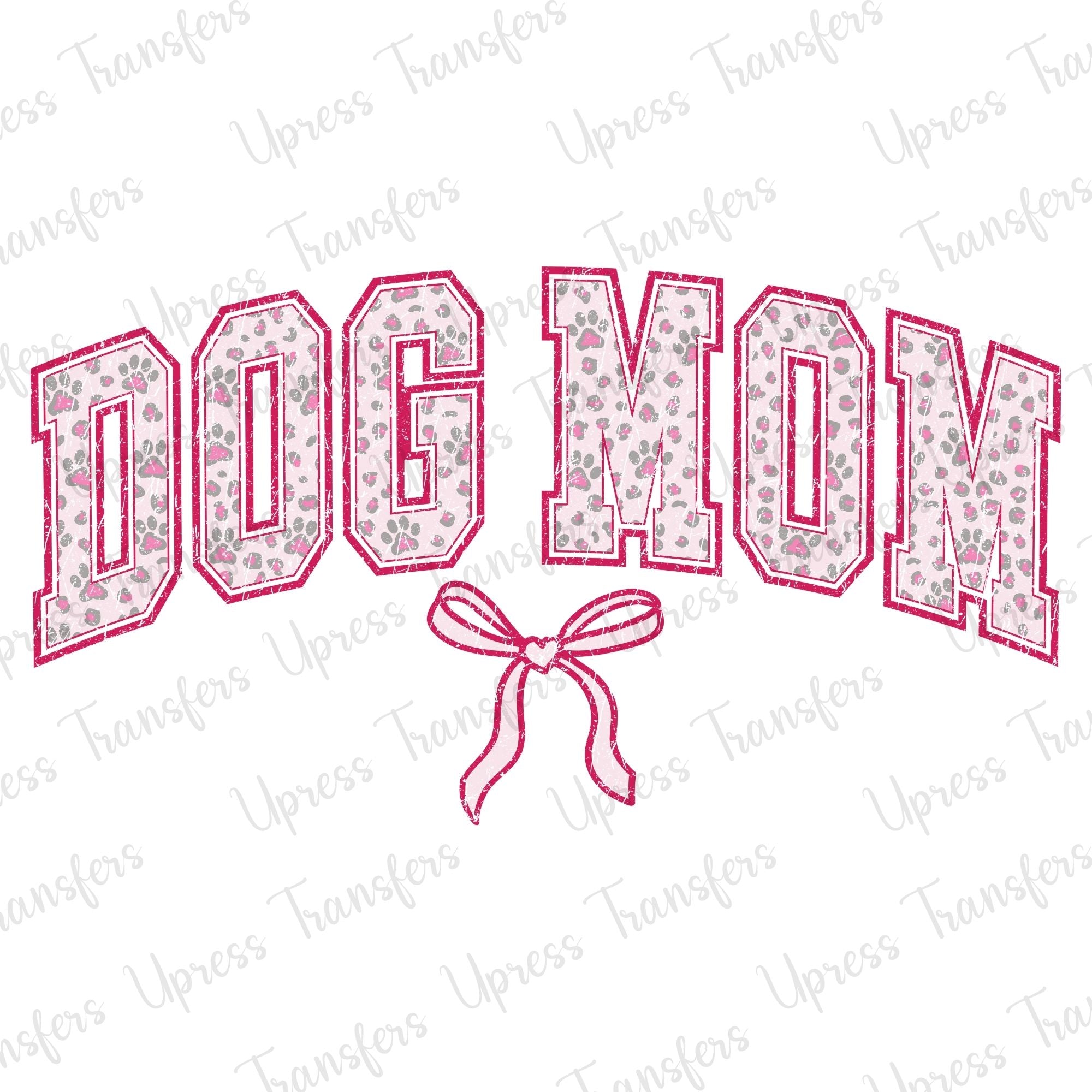 Paw Print Pattern Dog Mom