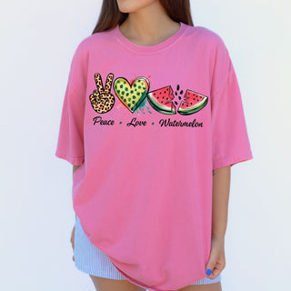 Peace Love Watermelon Summer