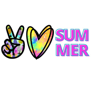 Peace Love Summer Purple