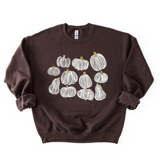 Pen Drawn Pumpkin Patch