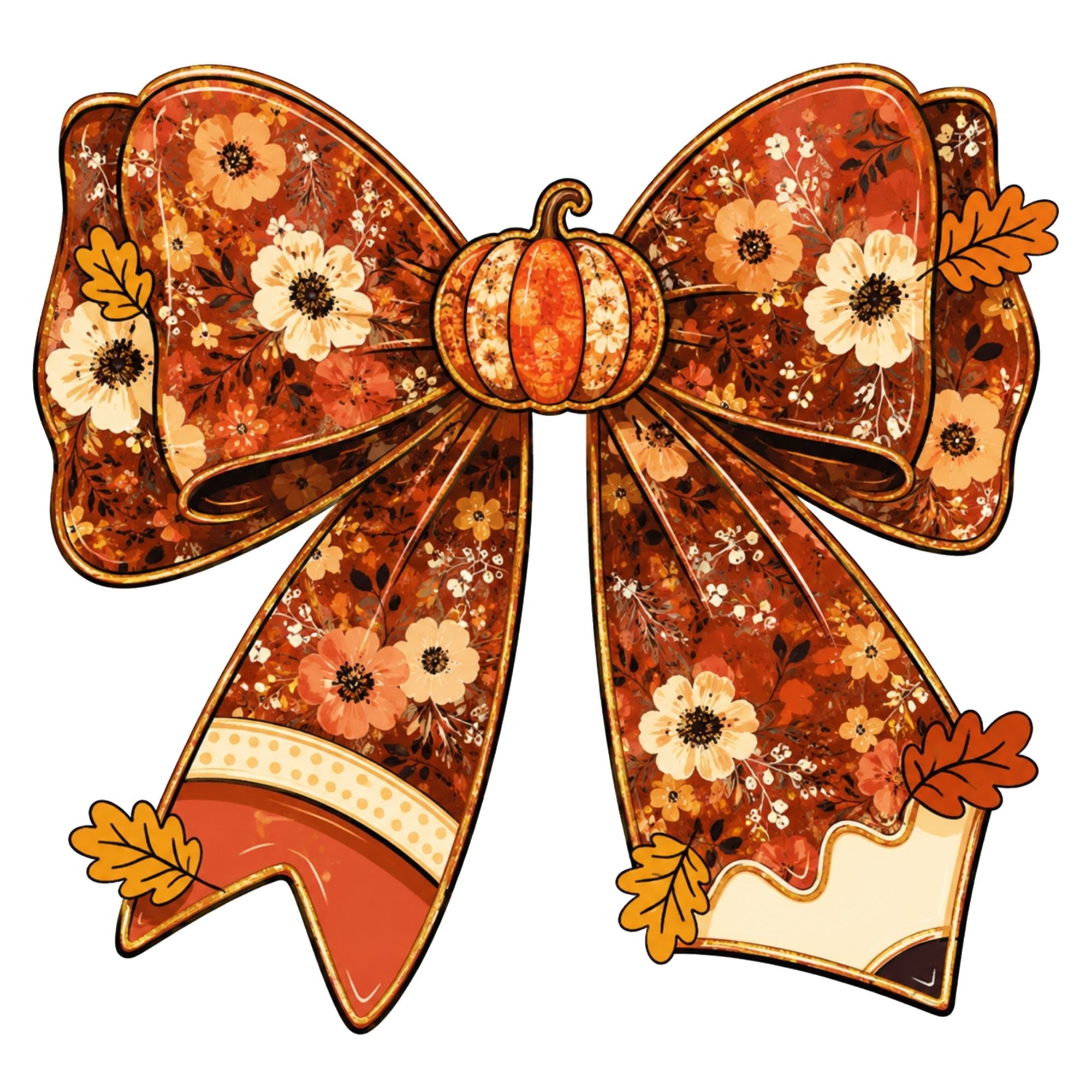 Pencil Floral Bow