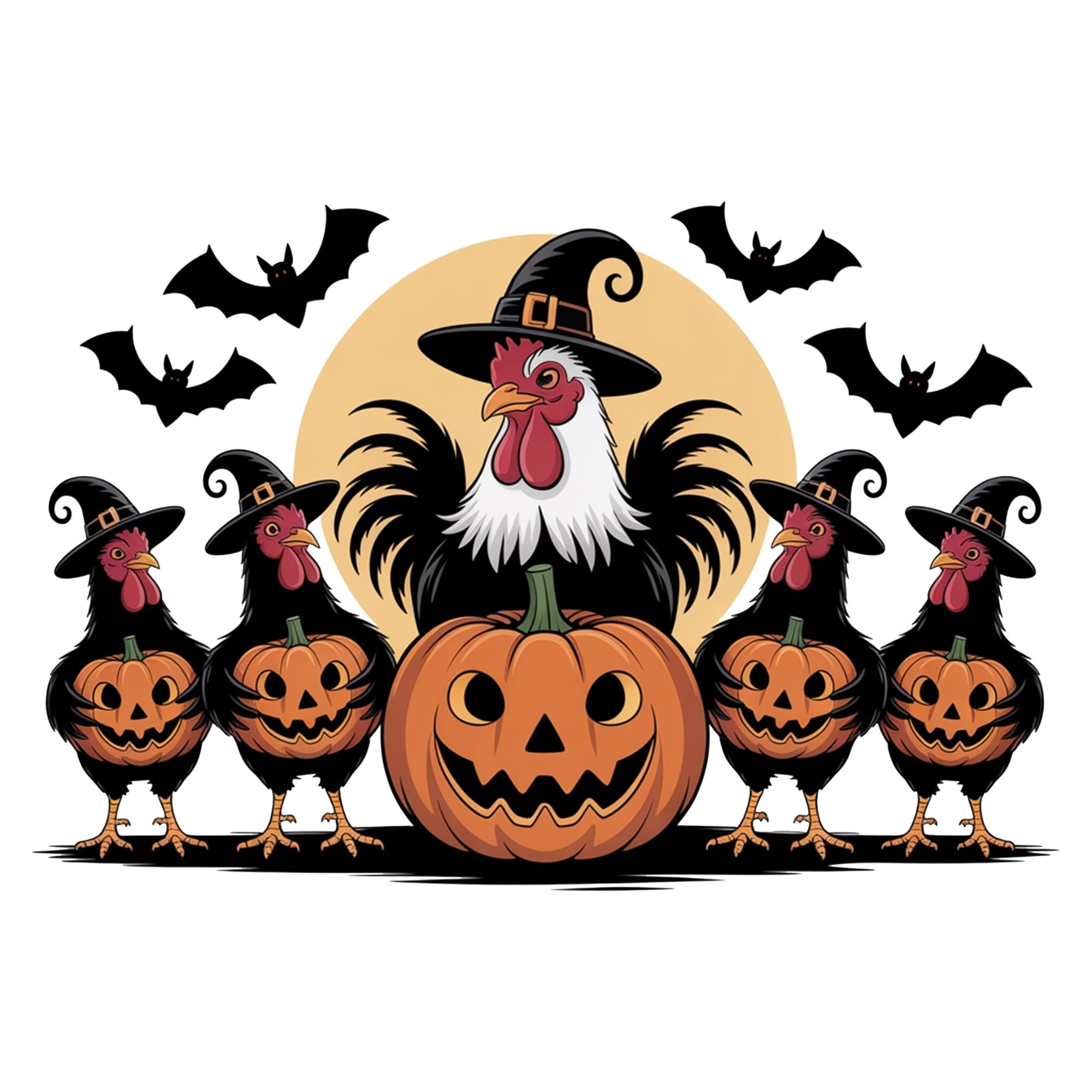 Pilgrim Pumpkin Chickens