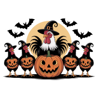 Pilgrim Pumpkin Chickens