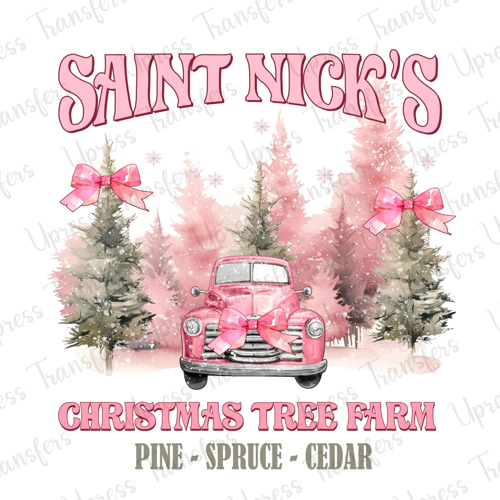 Pine Spruce Cedar Pink