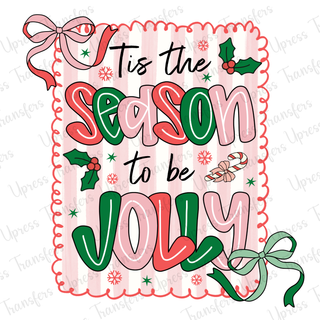 Pink And Green Jolly Season