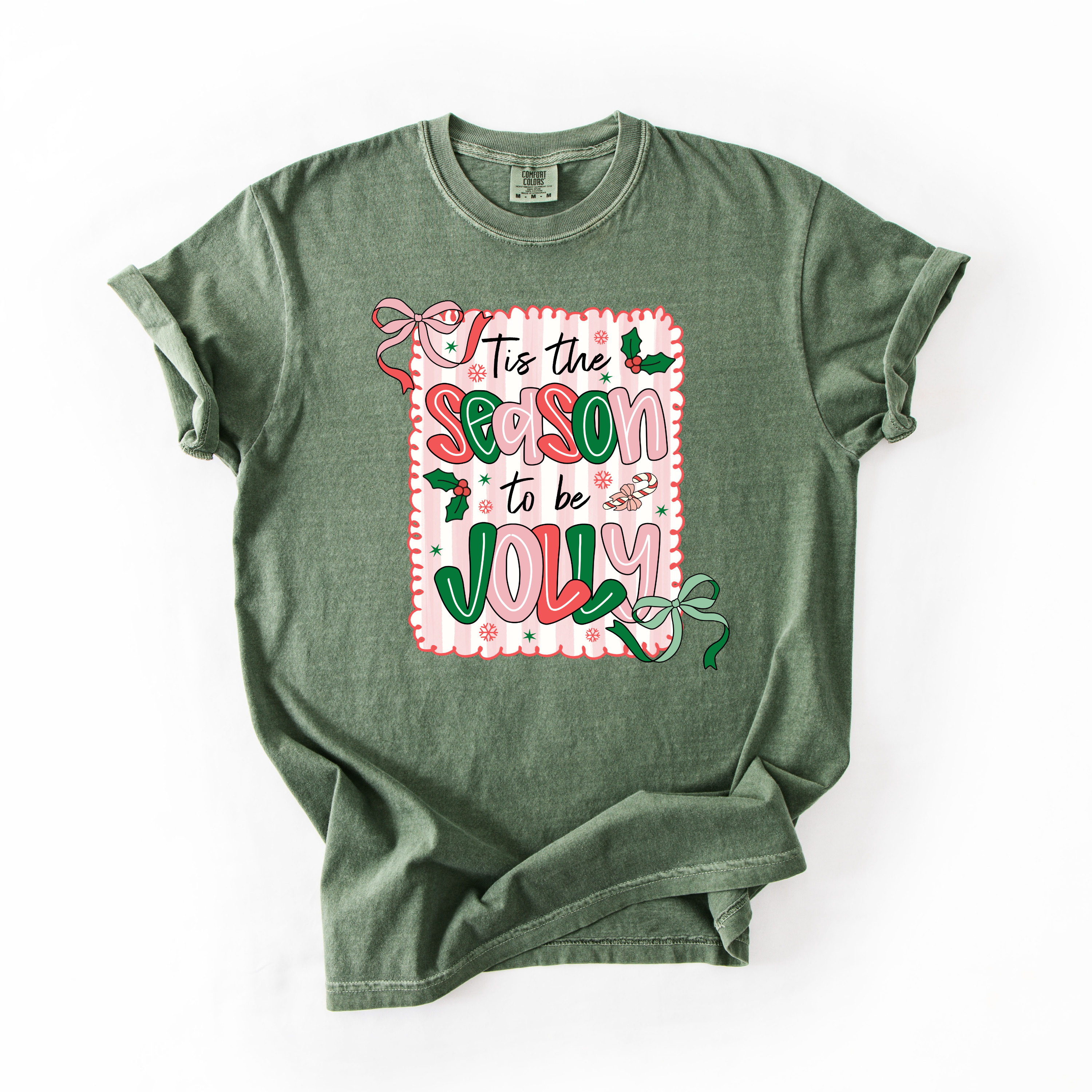 Pink And Green Jolly Season