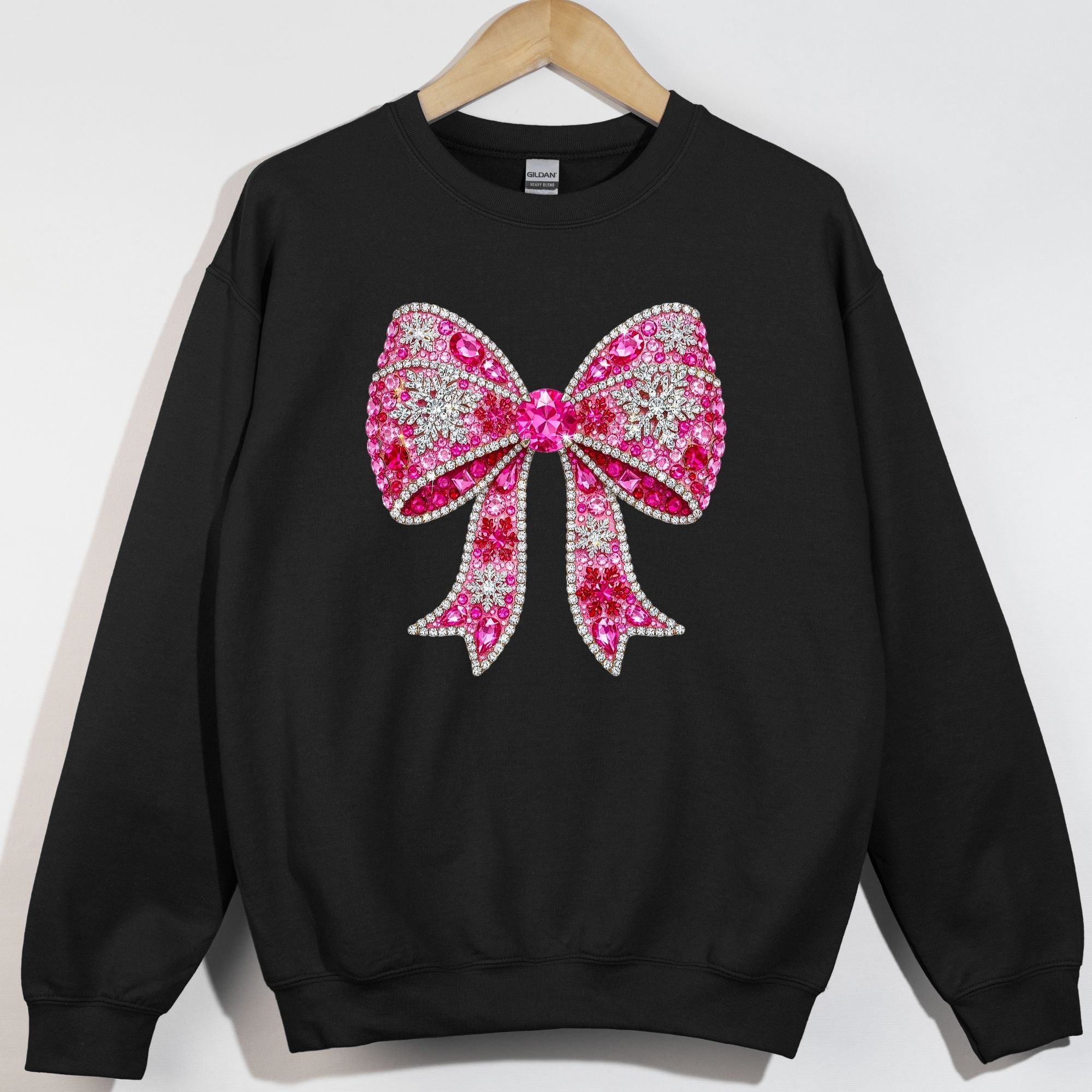 Pink And Silver Dazzled Bow