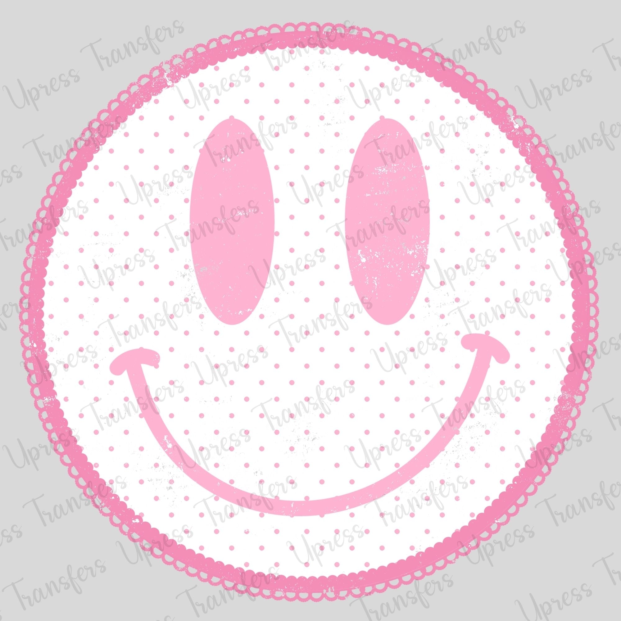 Pink And White Smiley