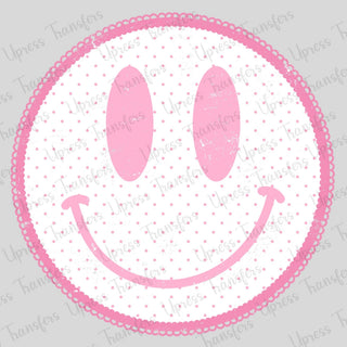 Pink And White Smiley