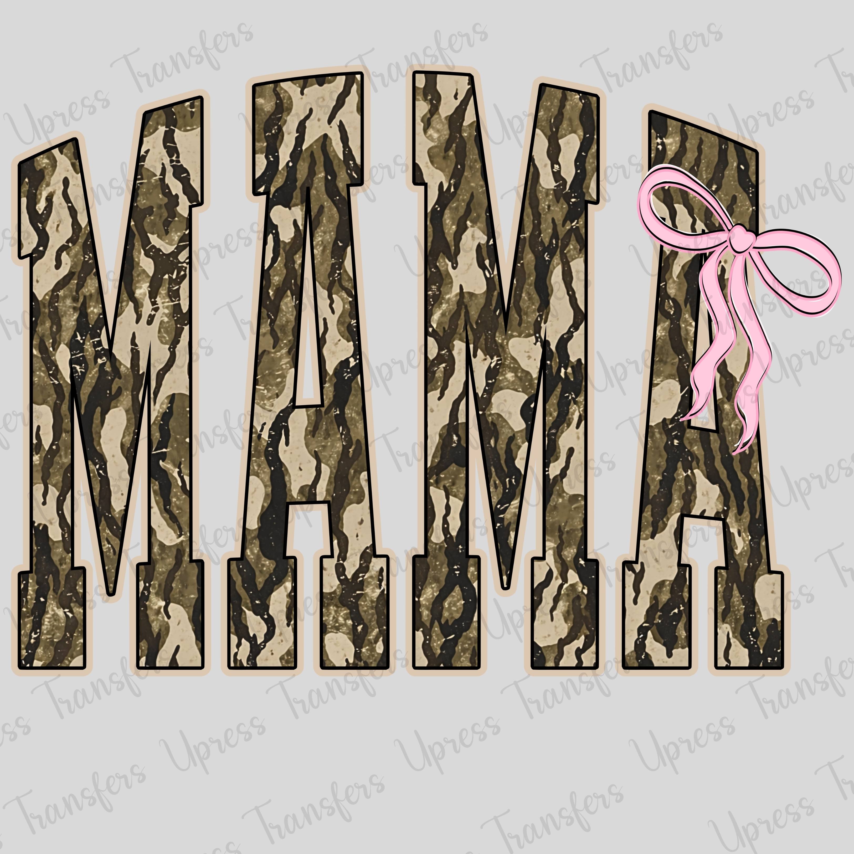 Pink Bow Bottom Camo