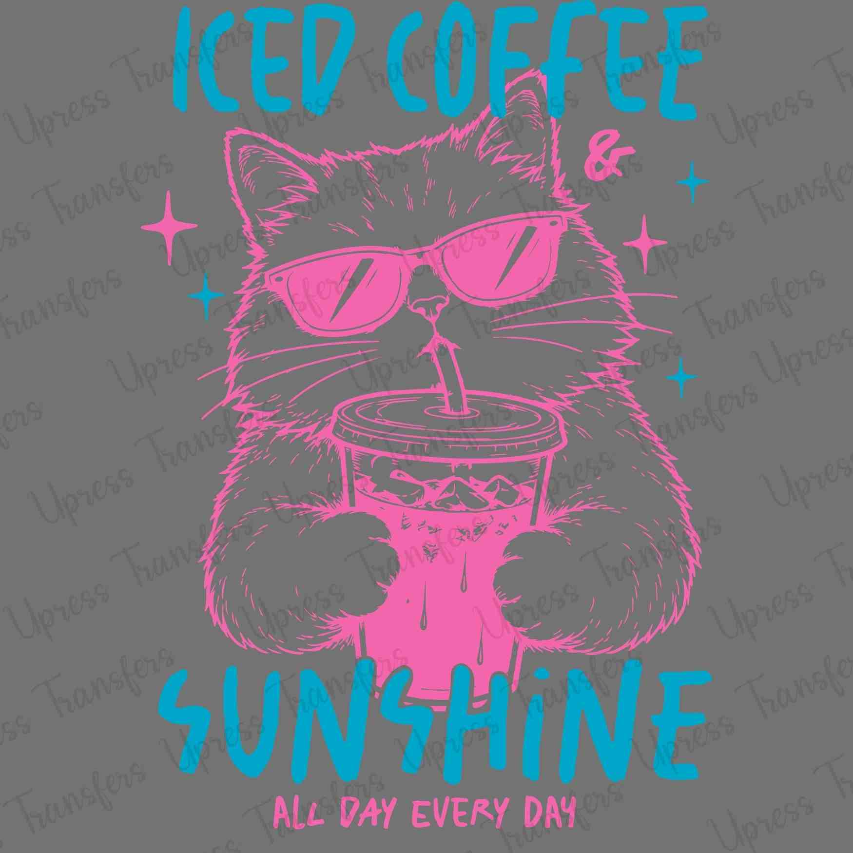 Pink Cat Iced Coffee