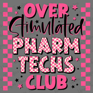 Pink Checkered Over Stimulated