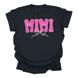 Pink Checkered Pearl Mimi