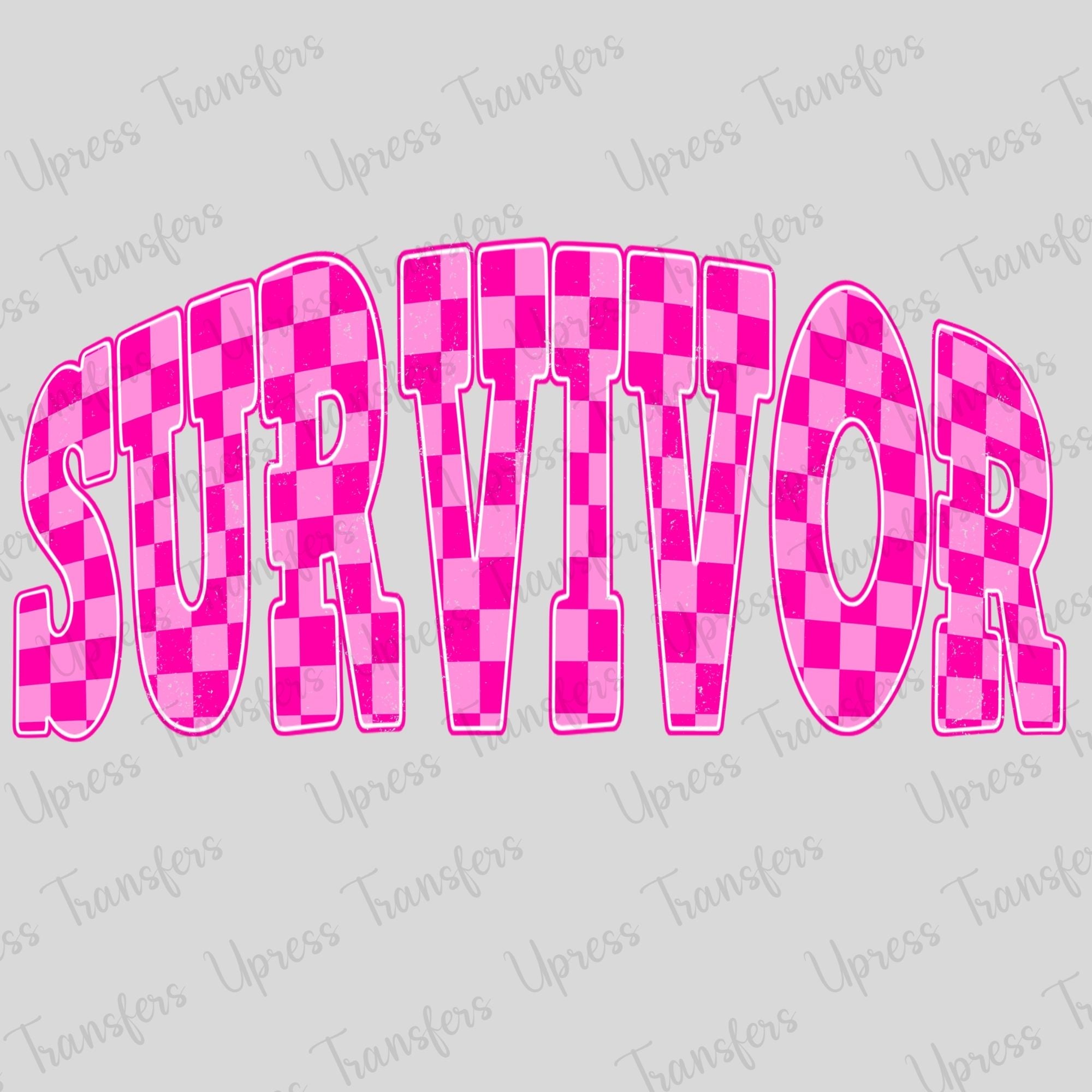 Pink Checkered Survivor