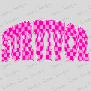 Pink Checkered Survivor