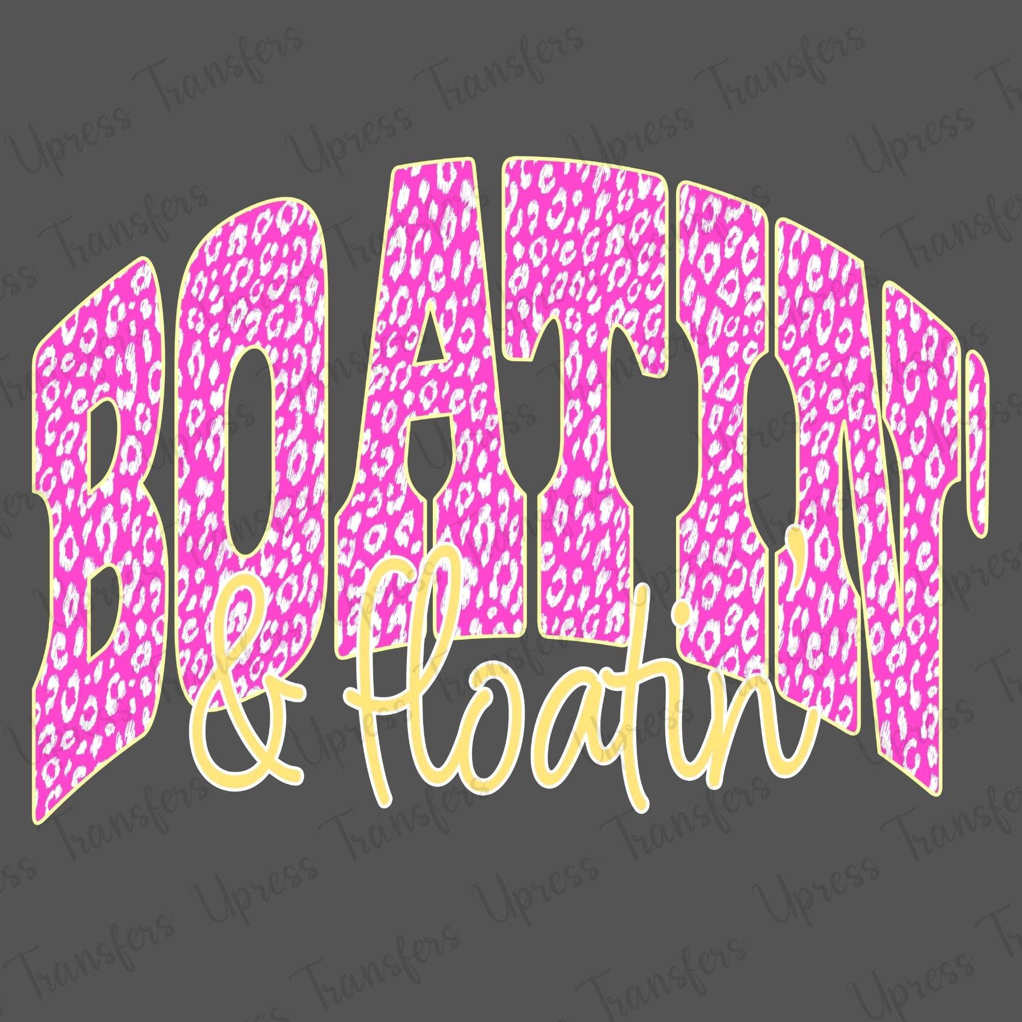 Pink Cheetah Boatin