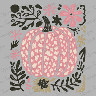 Pink Cheetah Pumpkin